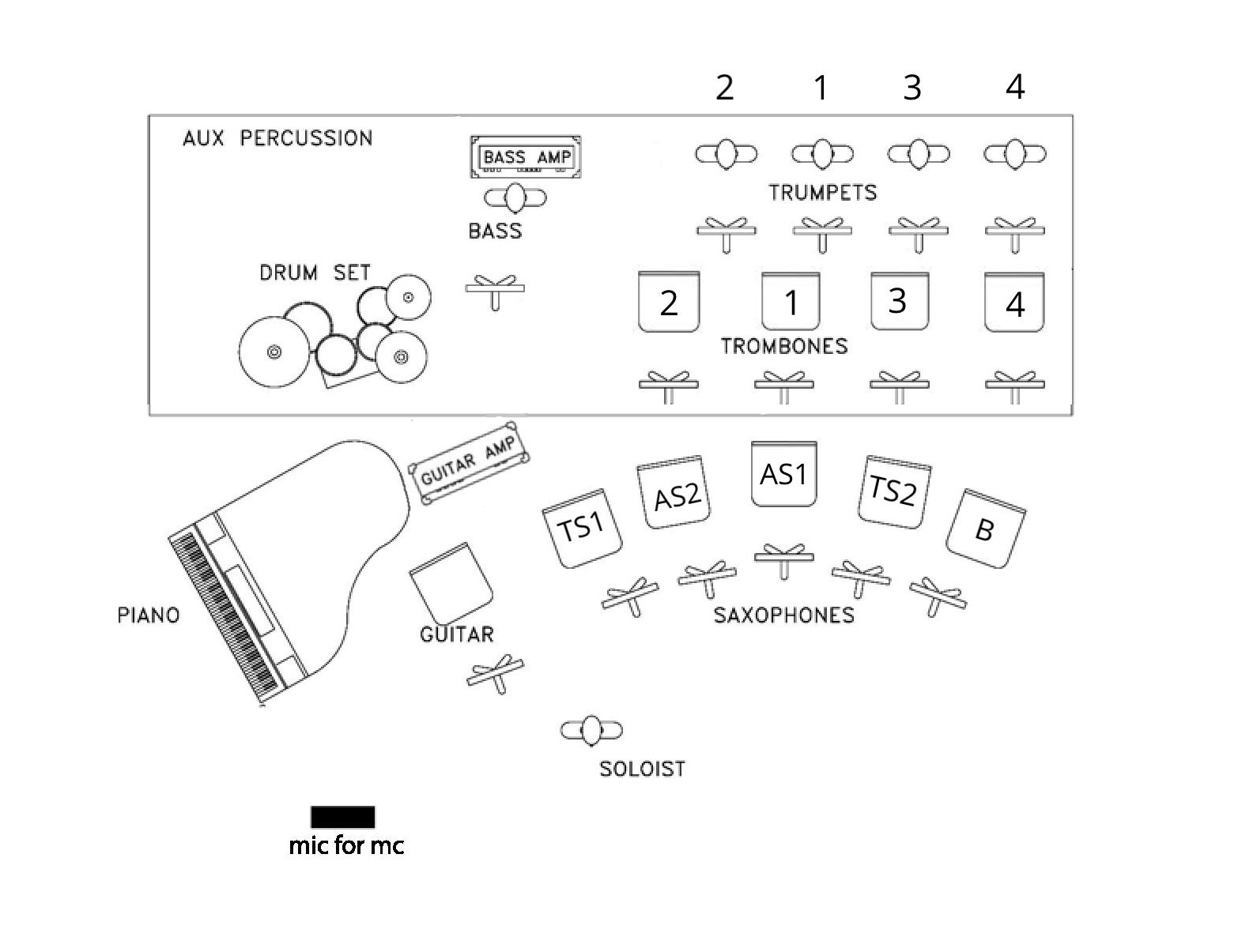 Jazz Festival Seating Chart