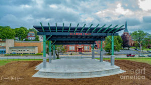 The Shaboo Stage in Willimantic, Connecticut's Jillson Square.