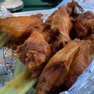 Chicken wings from Elmo's in Buffalo, NY